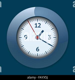 Vektor-Illustration der abstrakten Uhr Stock Vektor