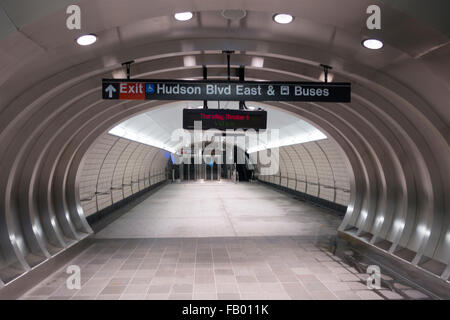 Javits Center U-Bahn-Station an der Linie 7 in Manhattan NYC Stockfoto