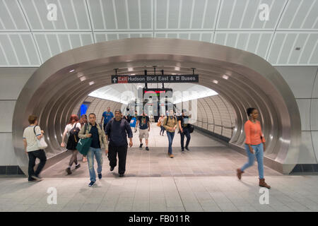 Javits Center U-Bahn-Station an der Linie 7 in Manhattan NYC Stockfoto