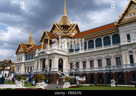 Chakri Maha Prasat Halle, großer Palast, Bangkok, Thailand, Südostasien, Asien Stockfoto