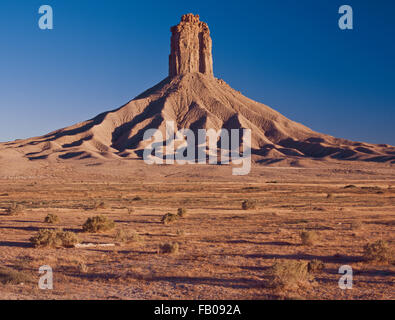 Chimney Rock am Ute Berg tribal Park in der Nähe von Cortez, colorado Stockfoto