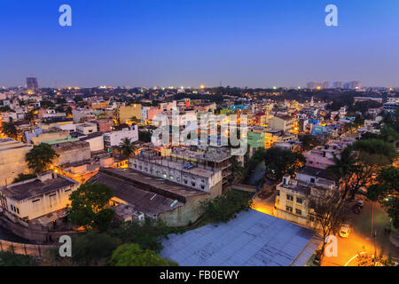 Skyline von Bangalore, Indien Stockfoto