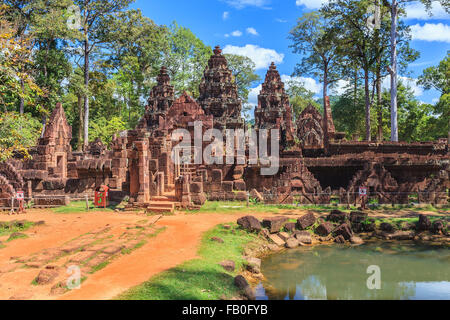 Banteay Srei oder Lady Tempel in Siem Reap, Kambodscha Stockfoto