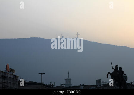 Das Herzstück der Balkanhalbinsel, Skopje Stockfoto