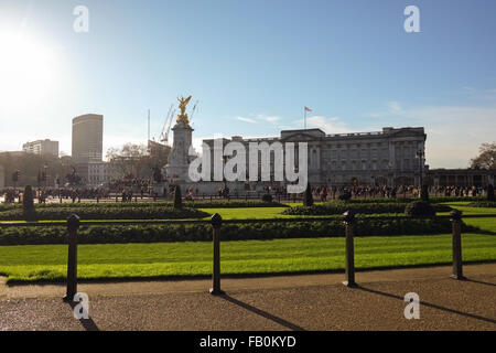 Buckingham Palace London Vereinigtes Königreich Stockfoto