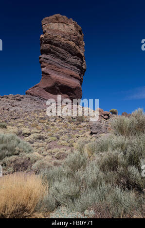 Los Roques de Garcia, Teide-Nationalpark, Teneriffa, Kanarische Inseln, Spanien Stockfoto