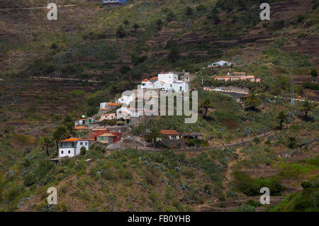 Ländliche Häuser in Masca, Teneriffa, Kanarische Inseln, Spanien Stockfoto