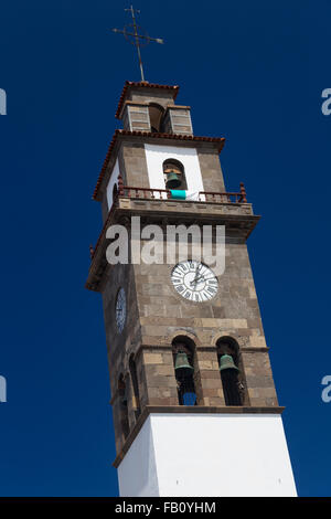 Kirche von Nuestra Señora de Los Remedios, Buenavista del Norte, Teneriffa Stockfoto