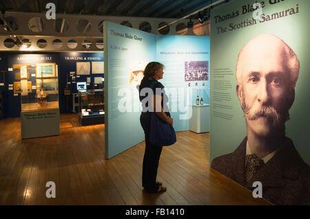 Innenraum des Aberdeen Maritime Museum - Aberdeen, Schottland. Stockfoto