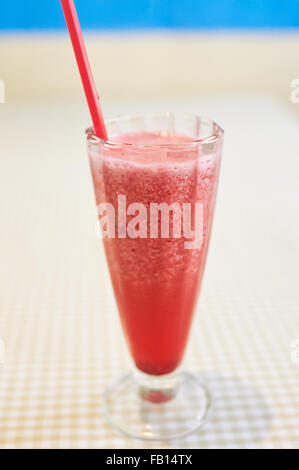 Erdbeer Smoothie Stockfoto