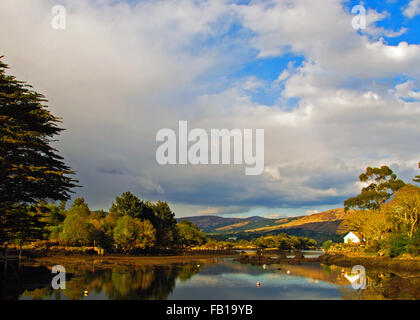 Küstenstadt Glengarriff, West Cork, Irland Stockfoto