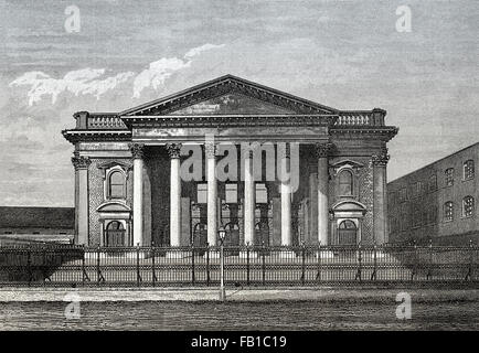 Der Metropolitan Tabernacle, eine große unabhängige reformierten Baptisten-Kirche in der Elephant &amp; Castle in London, 19. Jahrhundert Stockfoto