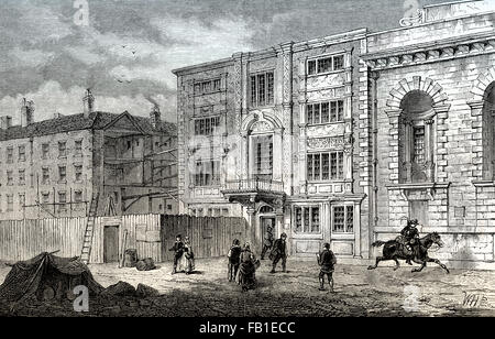 Das General Post Office, Lombard Street, 1800, London Stockfoto