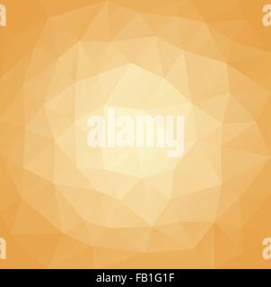 Abstrakte polygonalen Vektor Hintergrund in Messingfarbe Stock Vektor