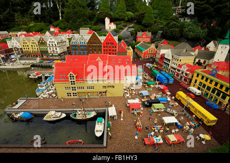 Legoland, Bergen Norwegen, Billund Jylland Dänemark Stockfoto