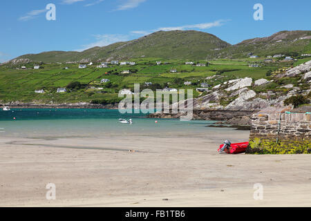 Derrynane Bay in der Nähe von Caherdaniel am Ring of Kerry, County Kerry, Irland Stockfoto