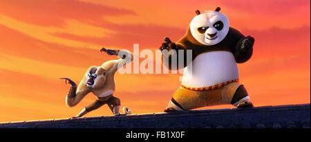 Kung Fu Panda 3 ist eine kommende 3D amerikanisch-chinesische Computer-animierte Komödie Martial Arts Actionfilm, von DreamWorks Animation und Oriental DreamWorks produziert und vertrieben von 20th Century Fox.  Dieses Foto ist nur zu redaktionellen Zwecken und unterliegen dem Copyright von der Filmgesellschaft und/oder der Fotograf von dem Film oder der Firma zugeordnet und kann nur durch Veröffentlichungen im Zusammenhang mit der Förderung der oben genannten Film reproduziert werden. Eine obligatorische Gutschrift auf die Filmgesellschaft ist erforderlich. Der Fotograf sollte auch angerechnet werden, wenn bekannt. Stockfoto