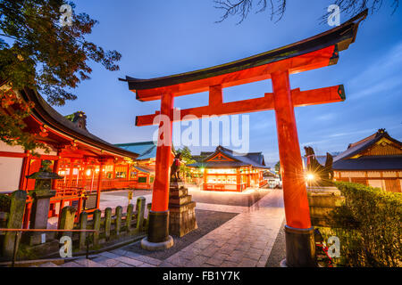 Fushimi Inari-Taisha-Schrein in Kyōto, Japan. Stockfoto