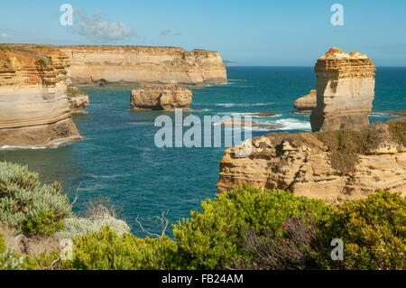 Blick auf Razorback, Great Ocean Road, Victoria, Australien Stockfoto