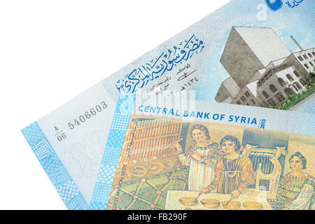 500 syrische Pfund Bancnote. Syrisches Pfund ist die nationale Währung von Syrien Stockfoto