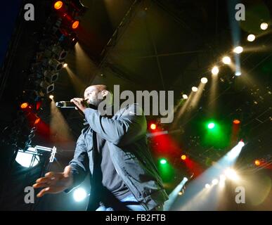 Vincent Maurer, De La Soul, Open Air Bühne, WOMAD 2015, Wiltshire, England, UK, GB. Stockfoto