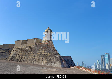 Festung von San Felipe de Barajas. Stockfoto