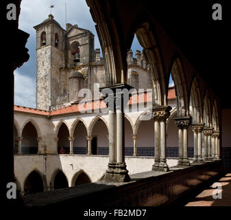 Tomar, Convento de Cristo (Christuskloster) Stockfoto