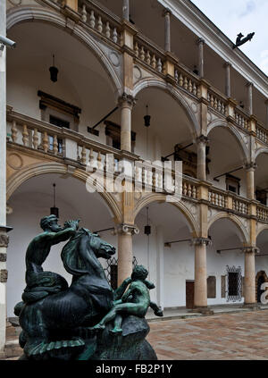 Brzeg Brieg, Schloß Stockfoto