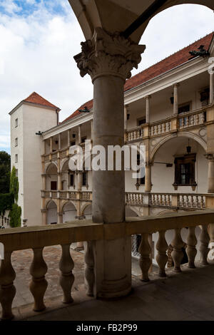 Brzeg Brieg, Schloß Stockfoto