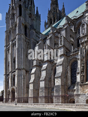 Chartres, Kathedrale Stockfoto