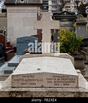 Paris, Friedhof Montparnasse Begründet 1824 Stockfoto