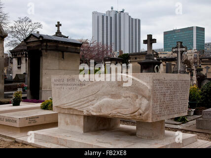 Paris, Friedhof Montparnasse Begründet 1824 Stockfoto