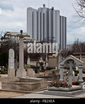 Paris, Friedhof Montparnasse Begründet 1824 Stockfoto