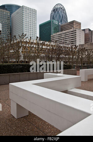 Paris, Hochhausviertel La Défense Stockfoto
