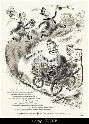 Original volle Seite vintage Advert von 1950. Werbung Werbung 1953 Accles und Pollock Hersteller von Edelstahlrohren TI unternehmen. 50s Retro Stockfoto