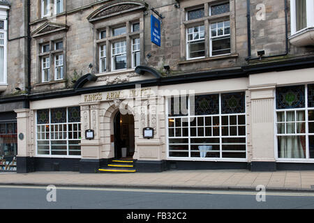 Royal Kings Arms Hotel, Market Street, Lancaster, England, UK. Stockfoto