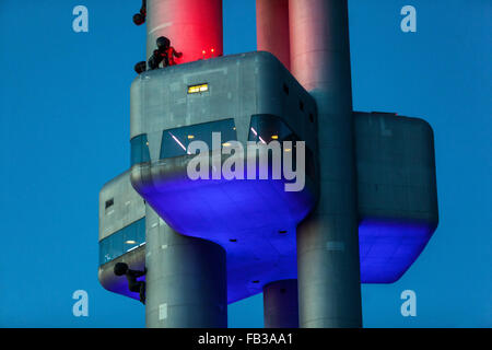 Prag Zizkov Tower, Prag, Tschechische Republik Stockfoto