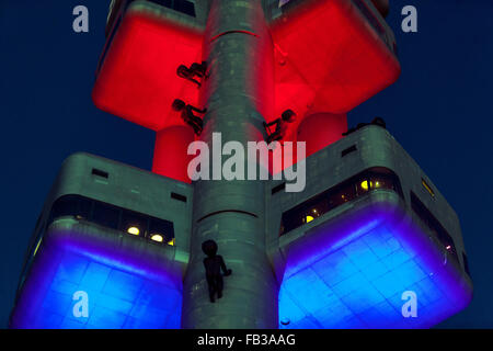 Zizkov TV Tower, Prag, Tschechische Republik Stockfoto