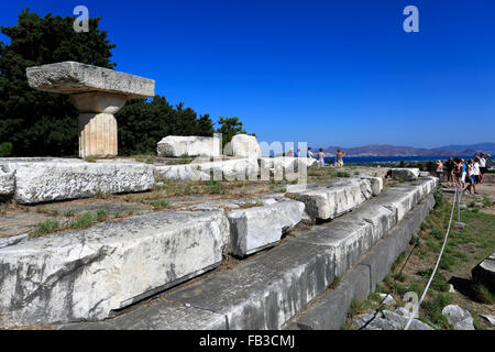 Das Asklepieion einen Heilungstempel, heilig, Gott Asklepios, dem griechischen Gott der Medizin, Insel Kos, Dodekanes Stockfoto