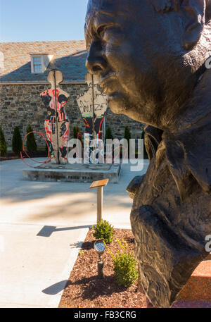 Franklin D Roosevelt Präsidentenbibliothek und museum Stockfoto