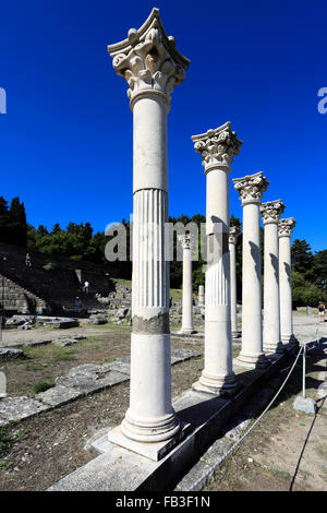 Das Asklepieion einen Heilungstempel, heilig, Gott Asklepios, dem griechischen Gott der Medizin, Insel Kos, Dodekanes Stockfoto