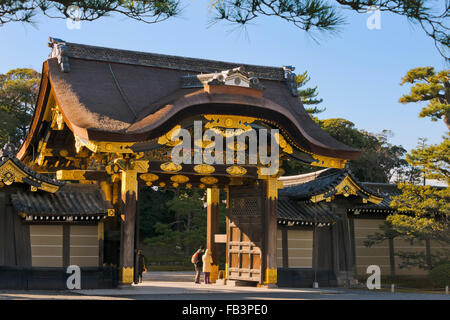 Kara-Mon Tor Nijo Burg, Kyoto, Japan Stockfoto