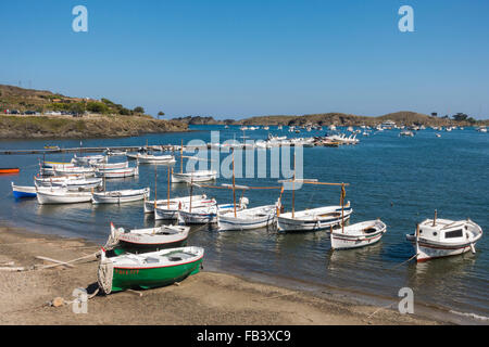 Park natürliche Cap de Creus, Bucht von Portlligat auf Costa Brava, Katalonien, Spanien, Rosen Stockfoto