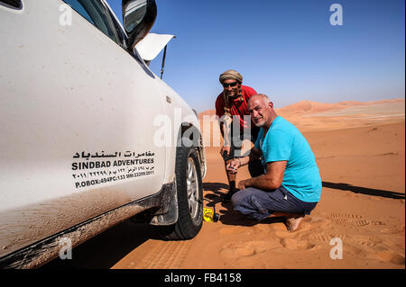 Khali, Rub Al Khali Wüste Oman Reisen Stockfoto