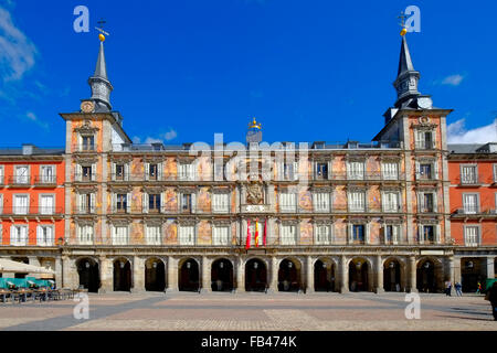 Plaza Mayor Madrid Spanien ES Stockfoto