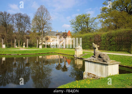 Altdoebern Schloss - Altdoebern Burg 03 Stockfoto