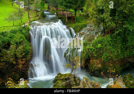 Slunj Wasserfall - Slunj Wasserfall 01 Stockfoto