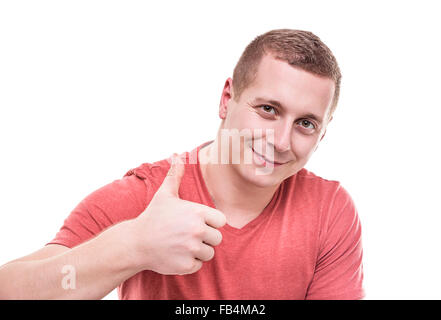 Man zeigt "OK". Stockfoto