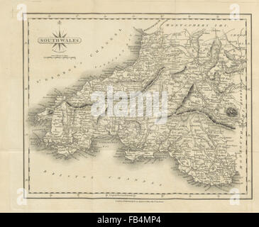 Bild von Seite 20 des ' A topographische und historische Beschreibung von South Wales Stockfoto