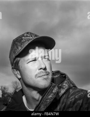 SAN ANTONIO, TX. – 05 Januar: Jeff Kent posiert für ein Porträt auf seiner Ranch in San Antonio, Texas am 5. Januar 2003. Stockfoto